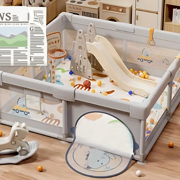 The Safe & Spacious Play Yard with Gate: A Parent's Essential