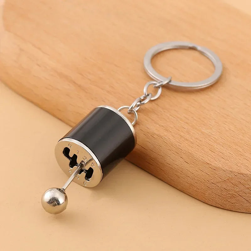 Zinc Alloy Turbo Gearbox Brake Disc Keychain - Stylish Car Accessory for Men & Dads, Perfect Birthday Gift
