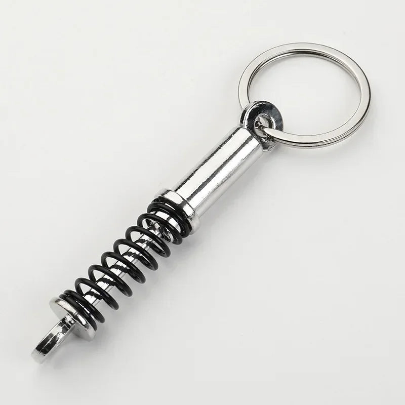 Zinc Alloy Turbo Gearbox Brake Disc Keychain - Stylish Car Accessory for Men & Dads, Perfect Birthday Gift